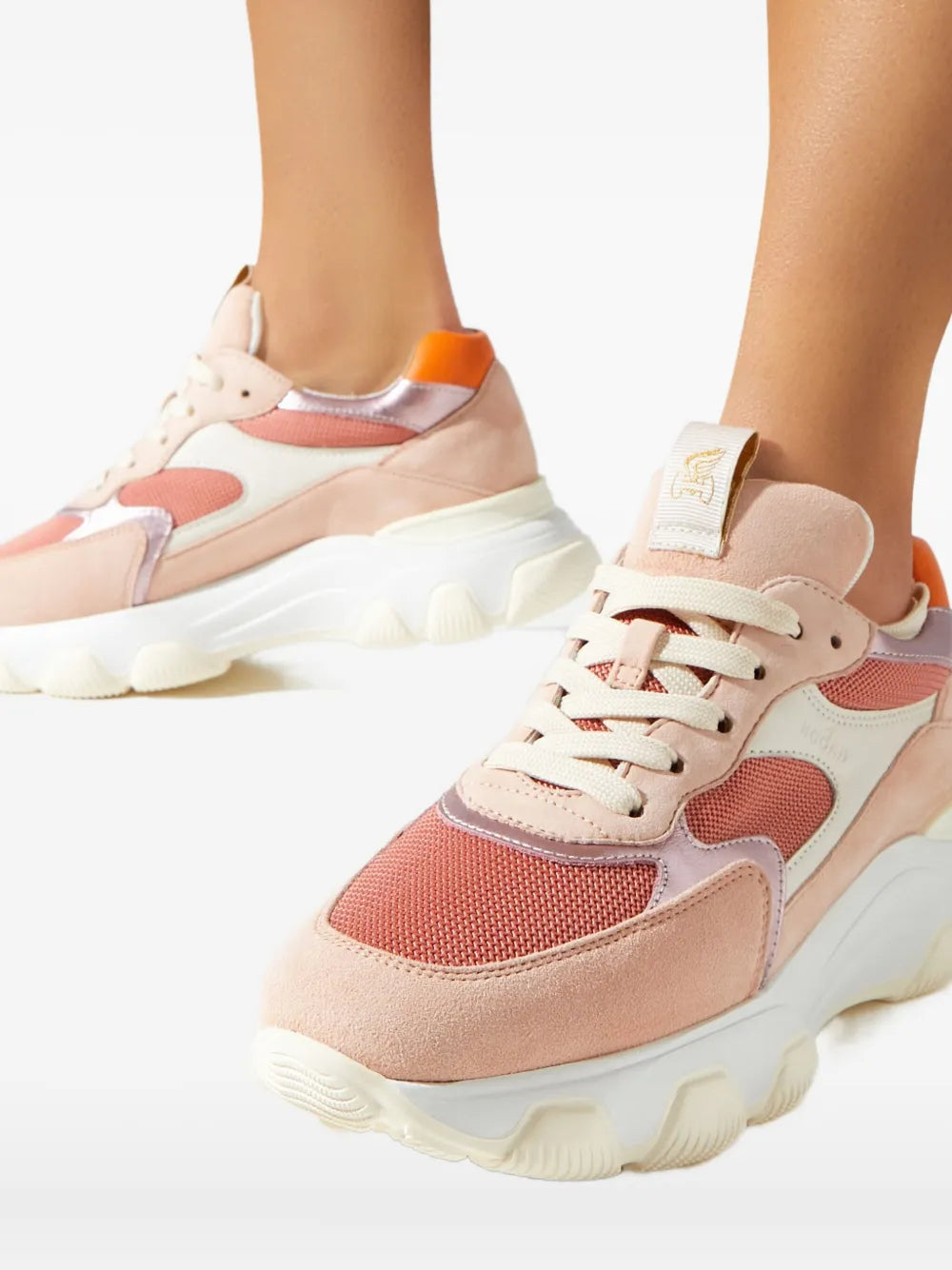 Hogan Hyperactive Lace-Up — Pink — Size US M 3.5 - US W 5 — Detail View
