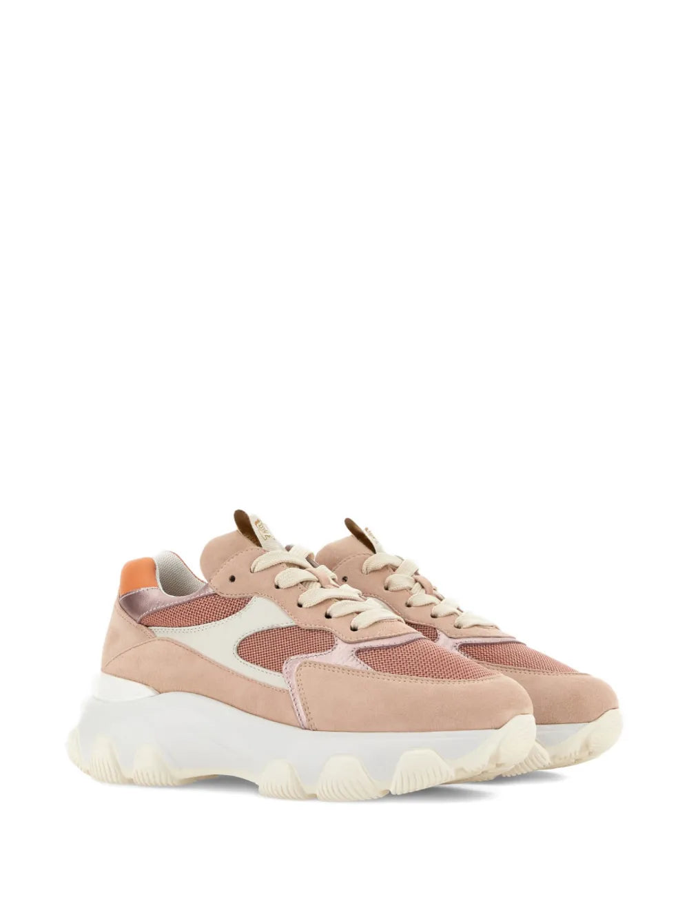 Hogan Hyperactive Lace-Up — Pink — Size US M 3.5 - US W 5 — Side View