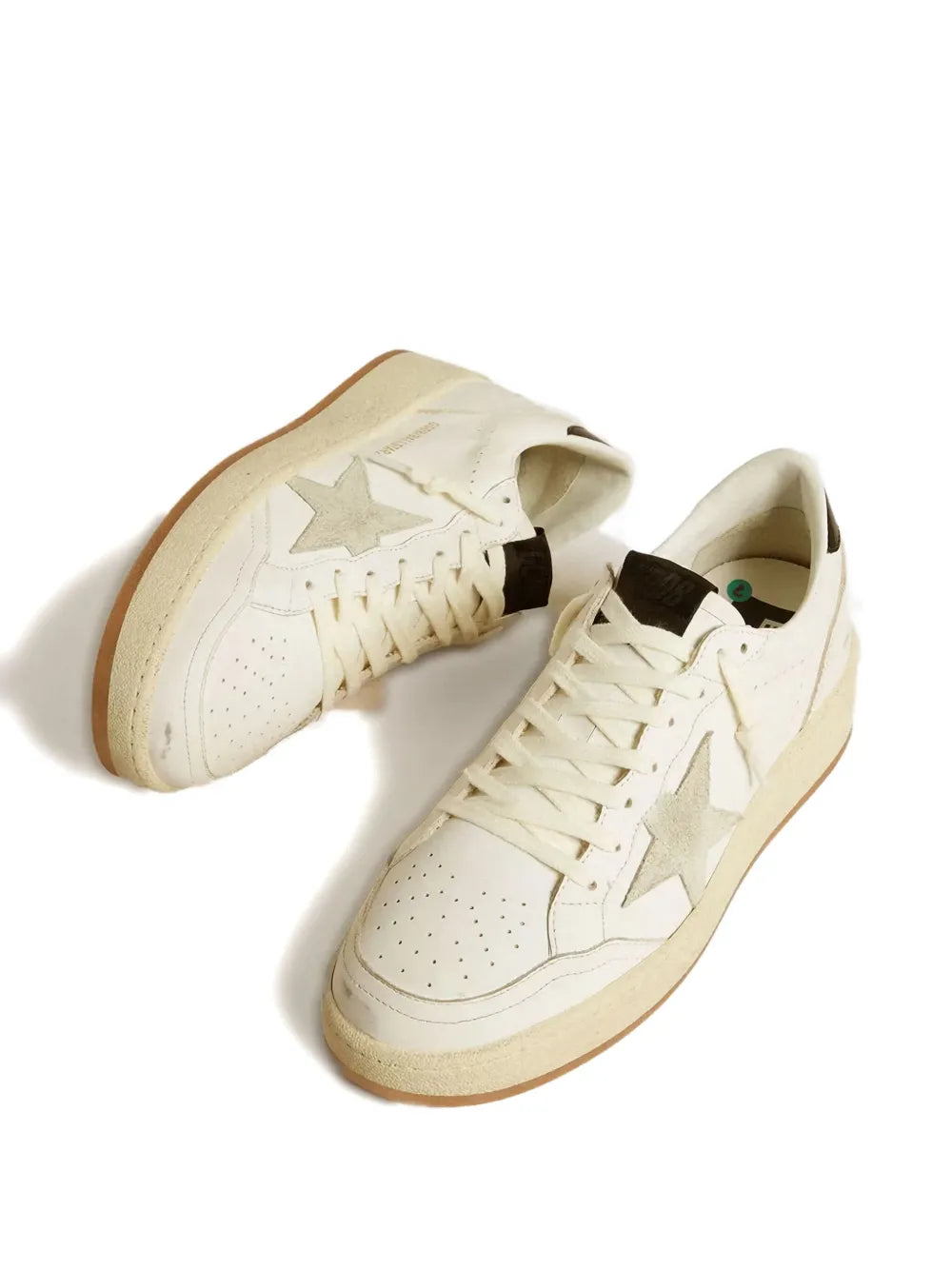 Golden Goose Ball Star Perforated — Black — Size US M 3.5 - US W 5 — Top View