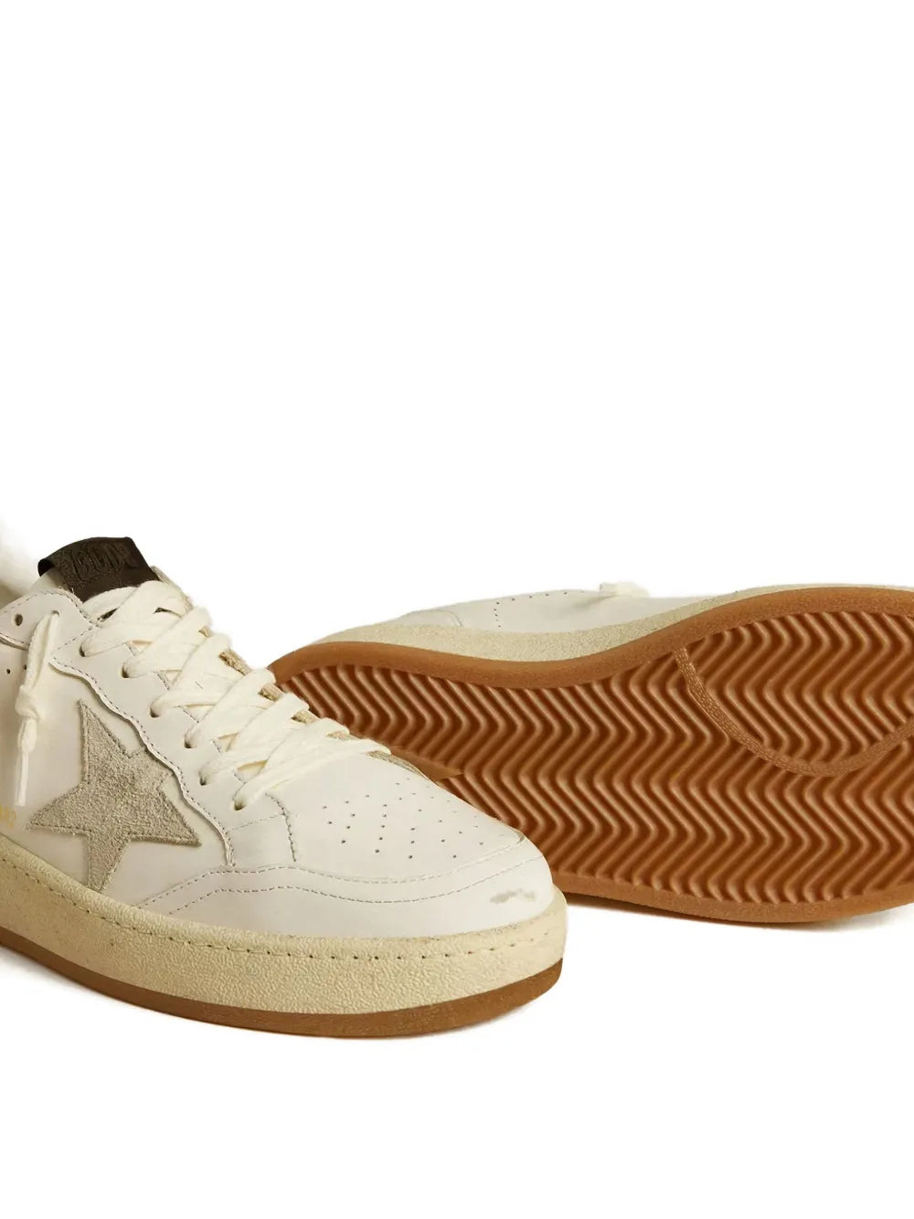 Golden Goose Ball Star Perforated — Black — Size US M 3.5 - US W 5 — Back View
