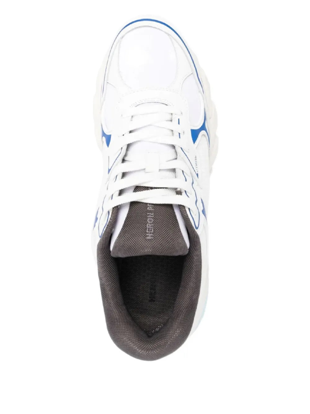 Heron Preston Block Stepper Lace-Up — White — Size US M 3.5 - US W 5 — Back View