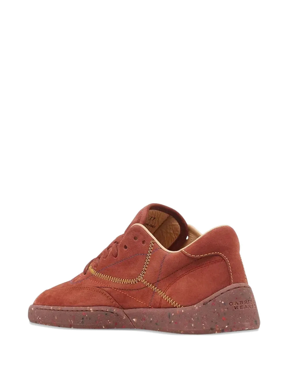Gabriela Hearst Ohio Contrast-Stitching — Brown — Size US M 3.5 - US W 5 — Top View