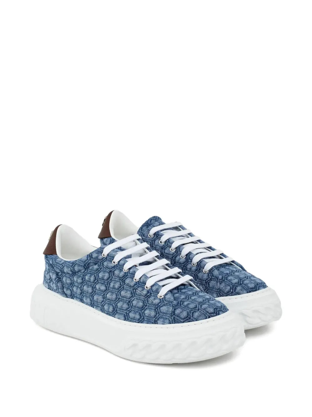 Casadei Off-Road Lace-Up — Blue — Size US M 3.5 - US W 5 — Side View