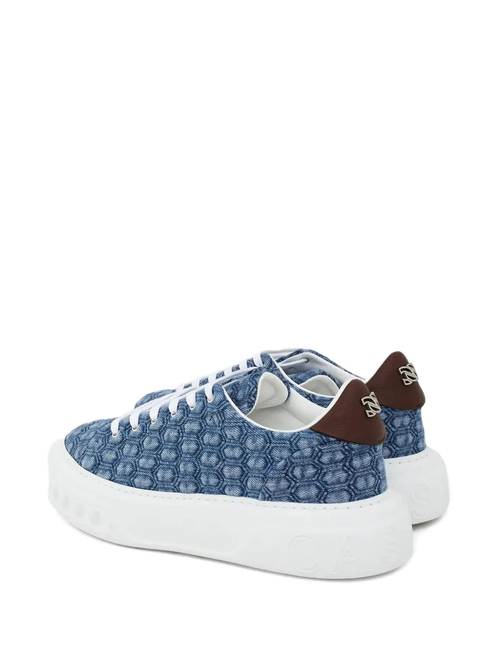 Casadei Off-Road Lace-Up — Blue — Size US M 3.5 - US W 5 — Top View