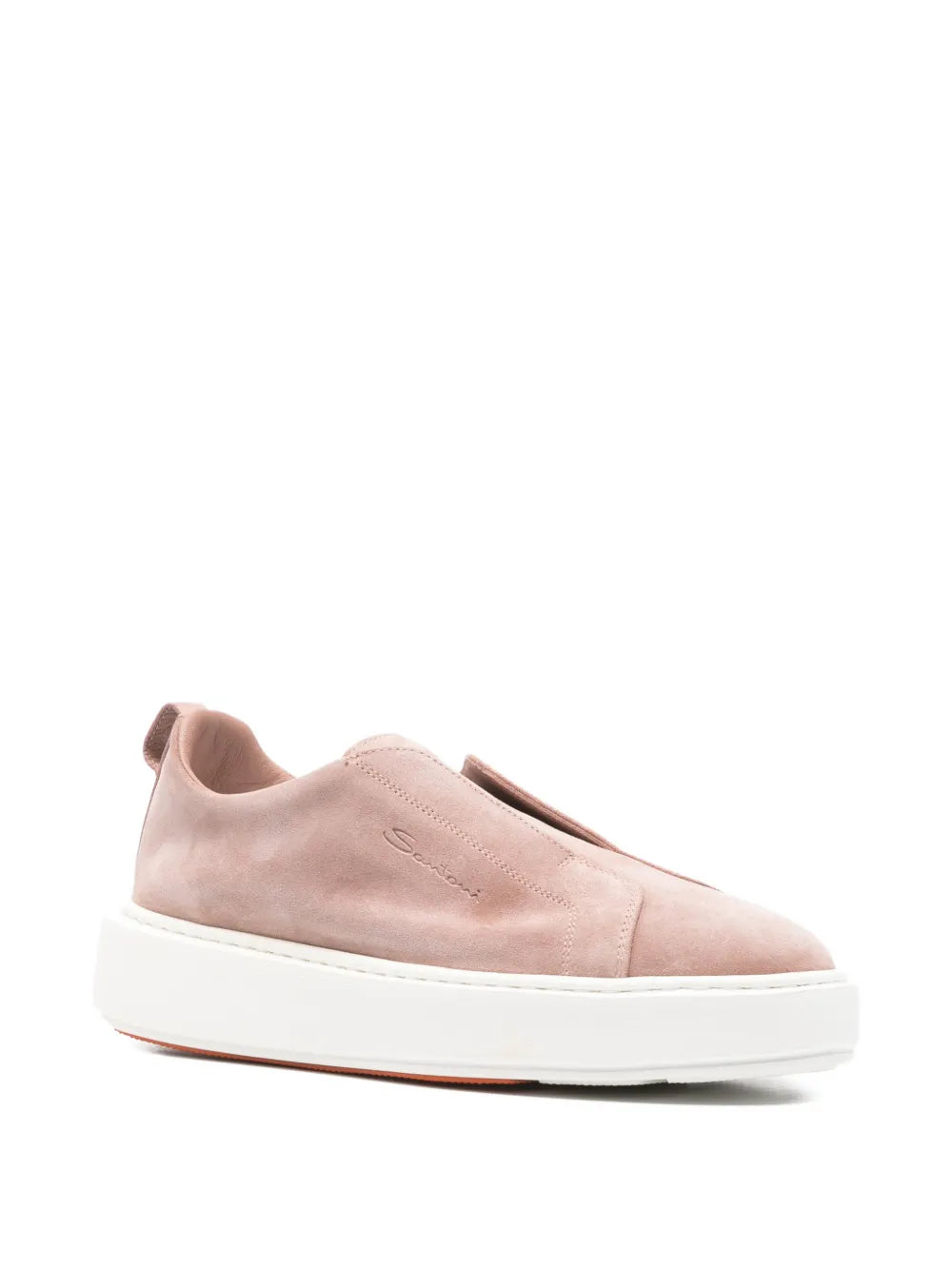 Santoni Suede — Pink — Size US M 3.5 - US W 5 — Side View