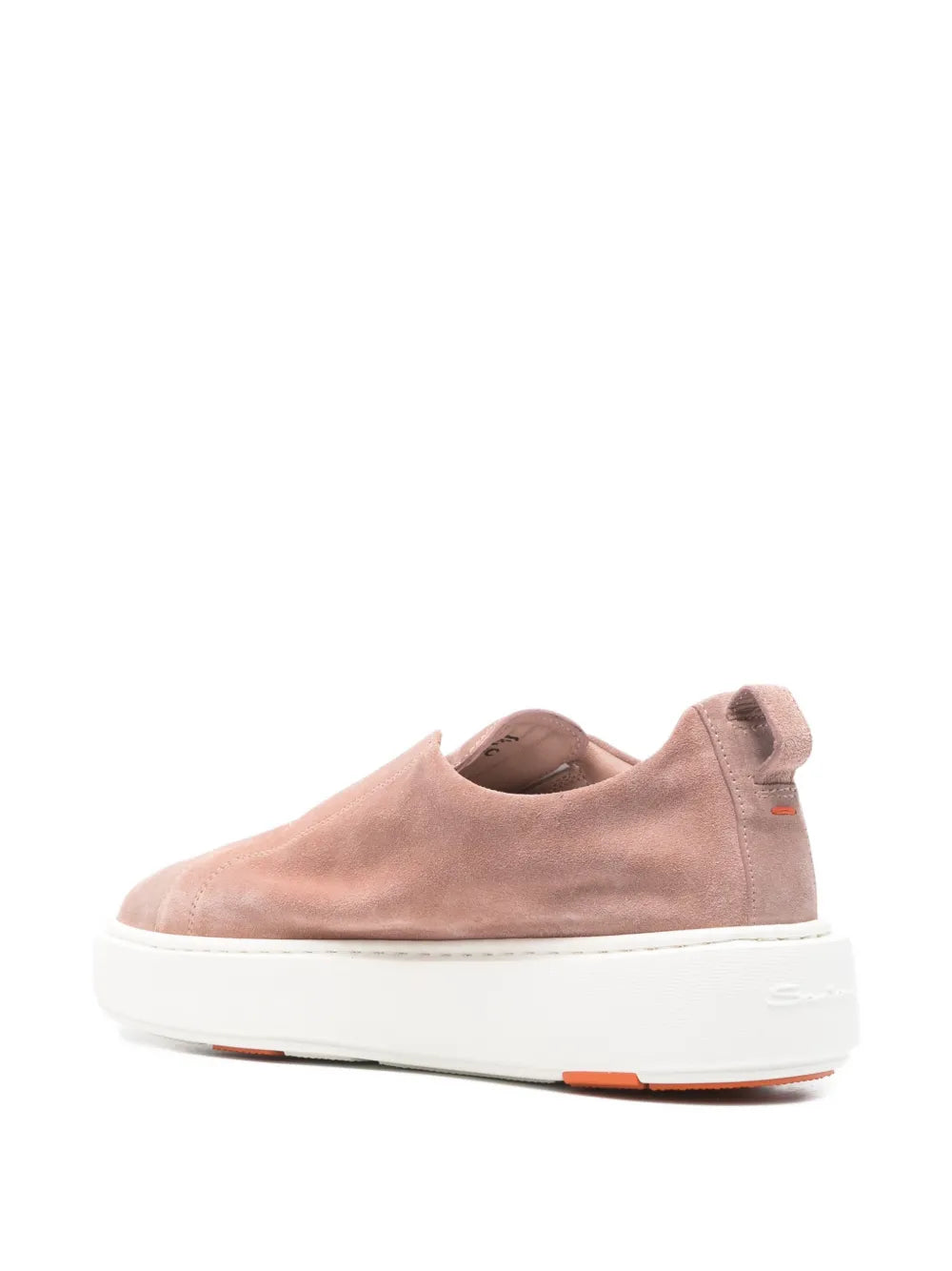 Santoni Suede — Pink — Size US M 3.5 - US W 5 — Back View