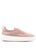 Santoni Suede — Pink — Size US M 3.5 - US W 5 — Front View
