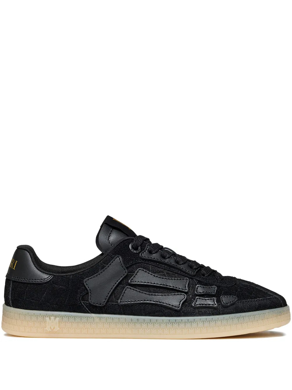 AMIRI Pacific Bones — Black — Size US M 3.5 - US W 5 — Front View