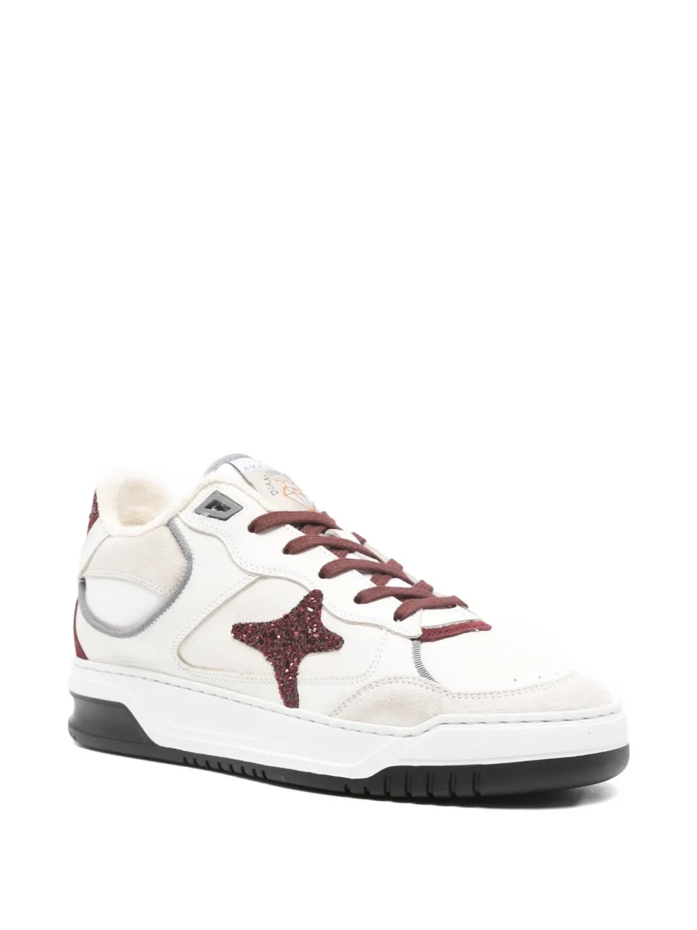 Ama Brand Diam Star-Detail — White — Size US M 3.5 - US W 5 — Side View