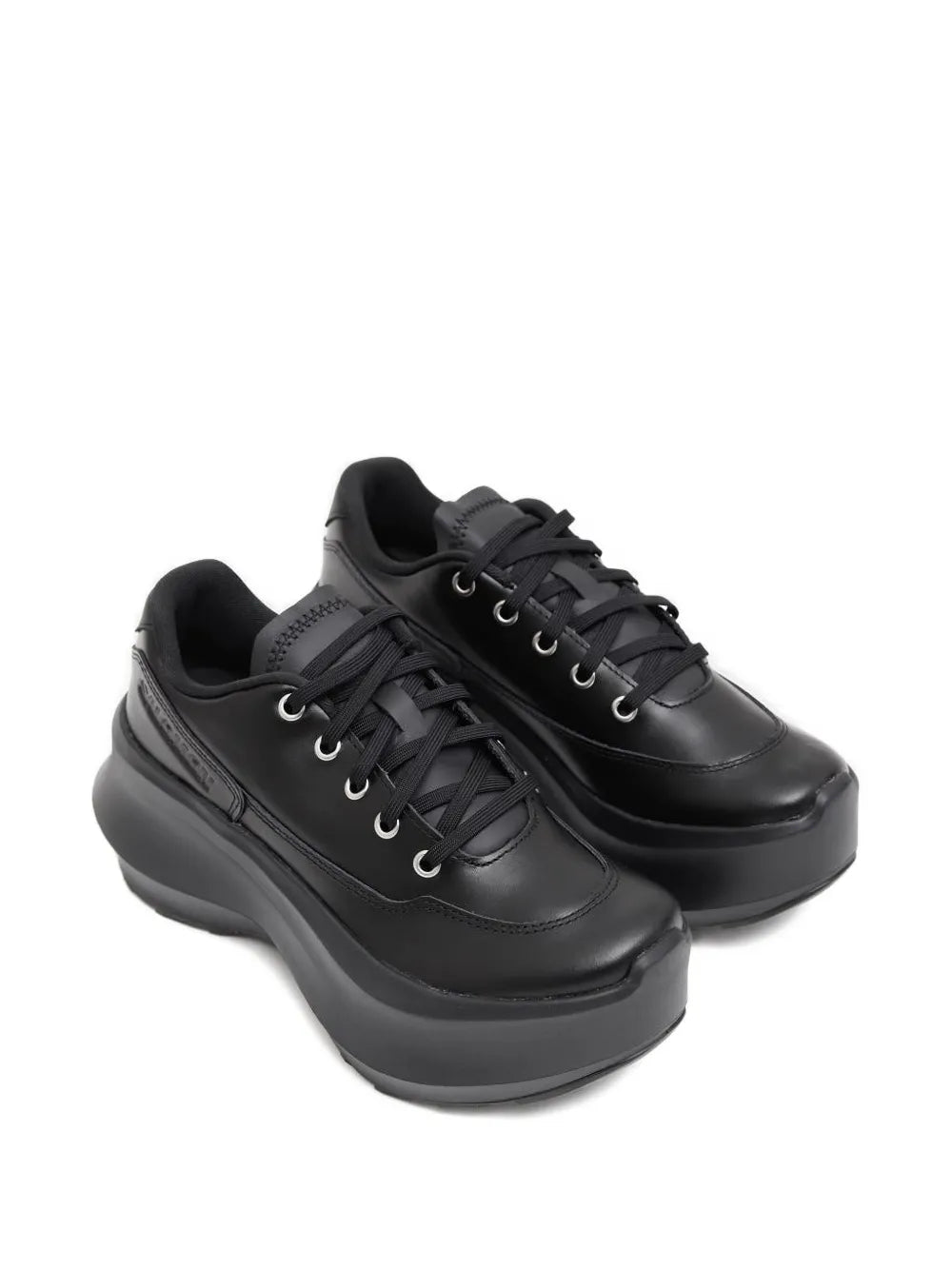 Comme des Gar ns x Salomon Salomon Leather Platform — Black — Size US M 3.5 - US W 5 — Side View