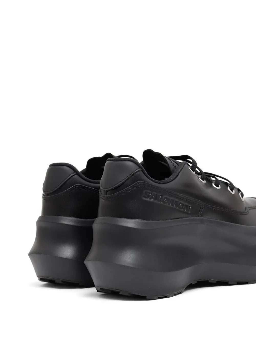 Comme des Gar ns x Salomon Salomon Leather Platform — Black — Size US M 3.5 - US W 5 — Back View