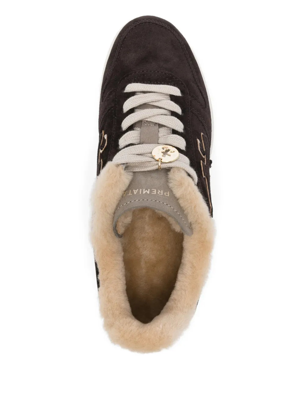 Premiata Suede — Brown — Size US M 3.5 - US W 5 — Top View