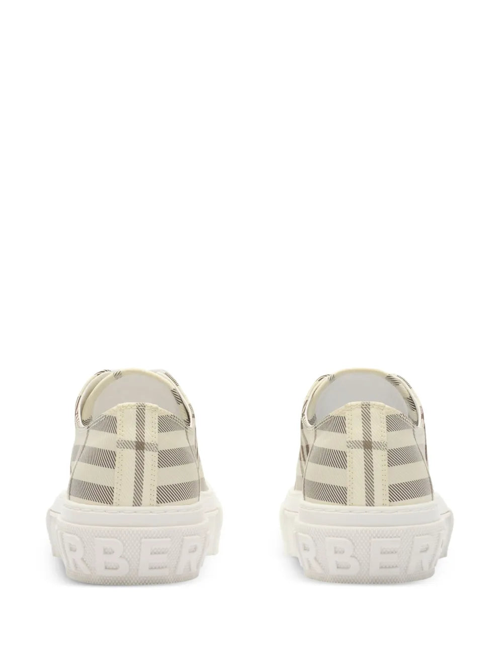 Burberry Check Embossed-Logo — Beige — Size US M 3.5 - US W 5 — Side View