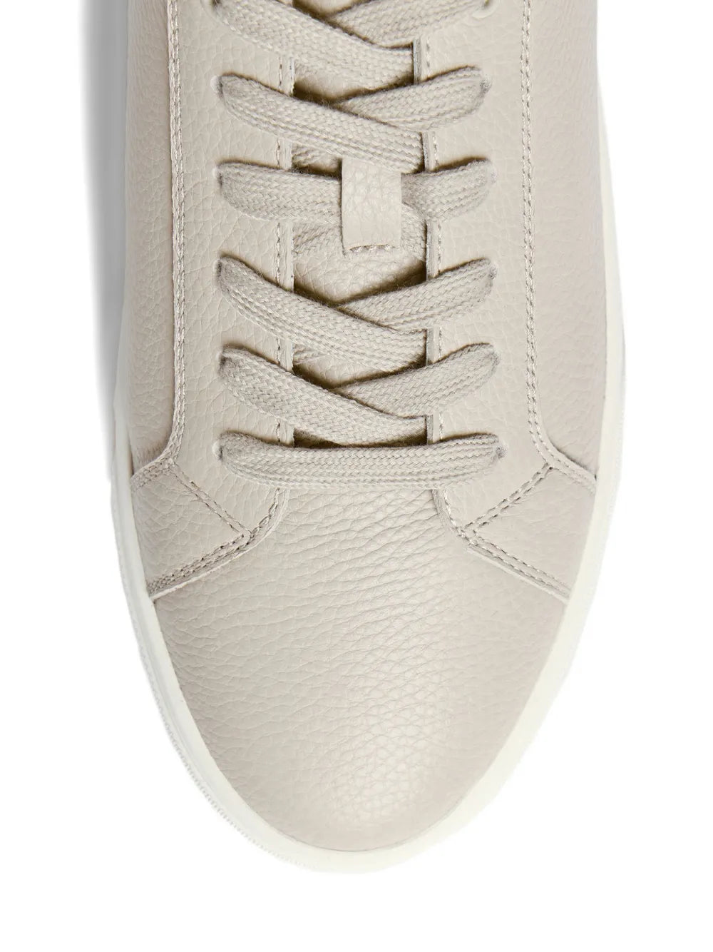 12 STOREEZ Leather — Grey — Size US M 3.5 - US W 5 — Top View