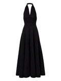 Staud Stella Maxi Dress — Black — Size S — Front View