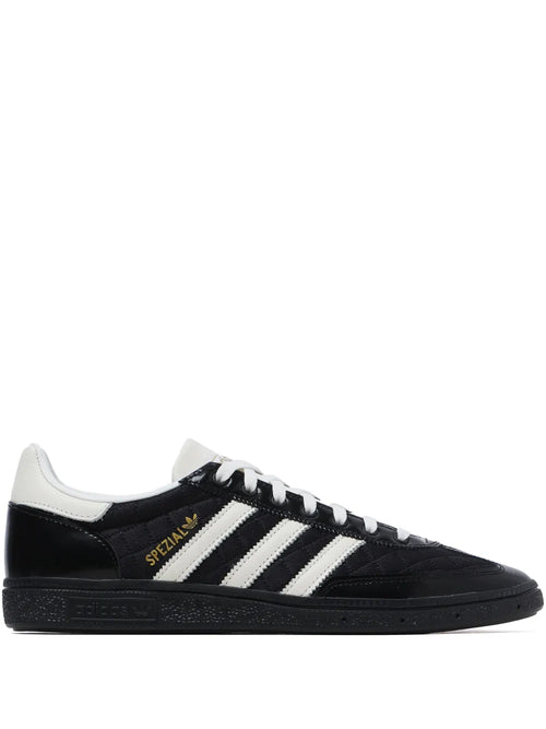 adidas Spezial Stripe Sneakers — Black — Size US M 8 - US W 9.5 — Front View