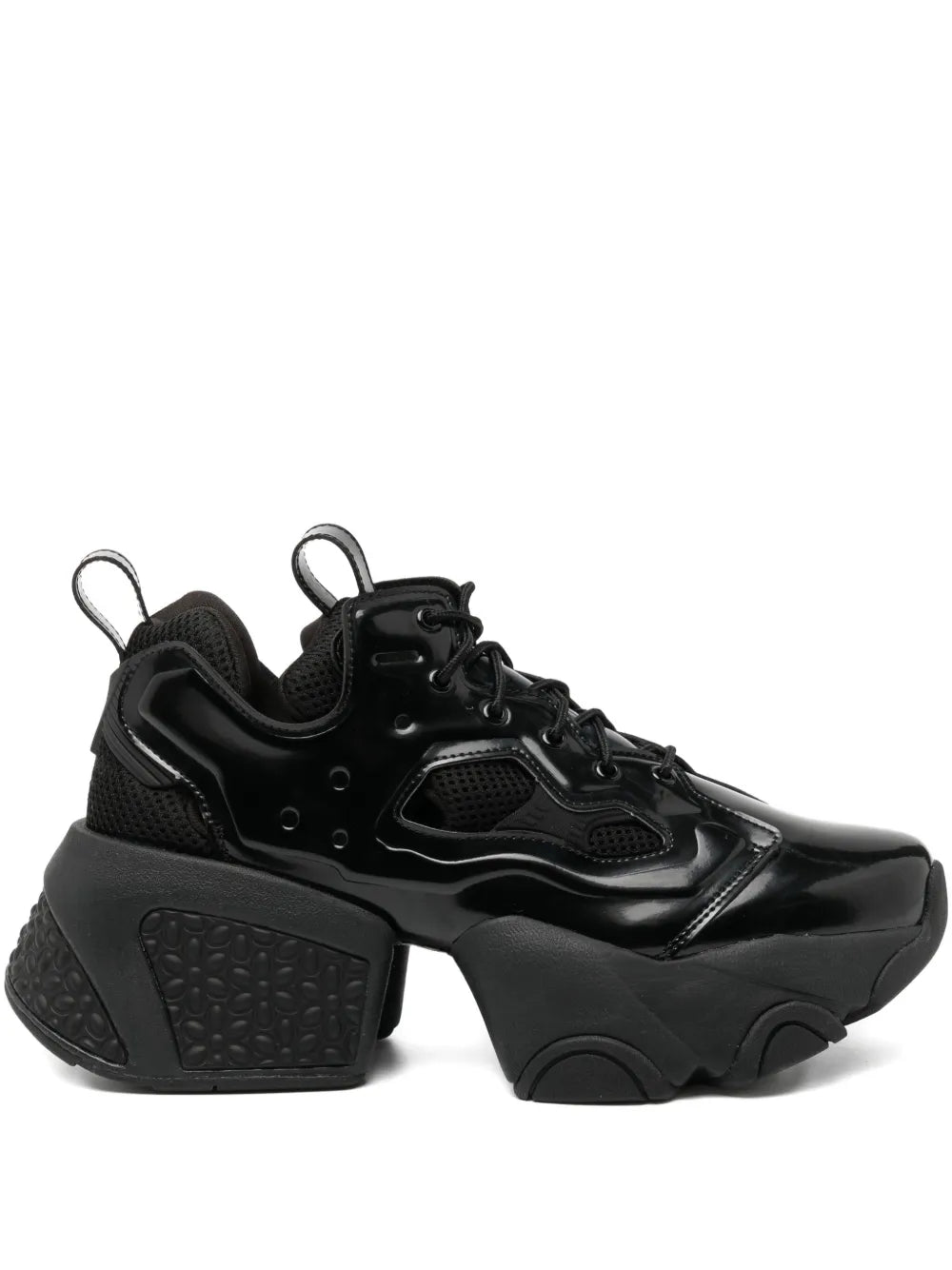 Noir Kei Ninomiya X Reebok Lace-Up Trainers — Black — Size US M 3.5 - US W 5 — Front View