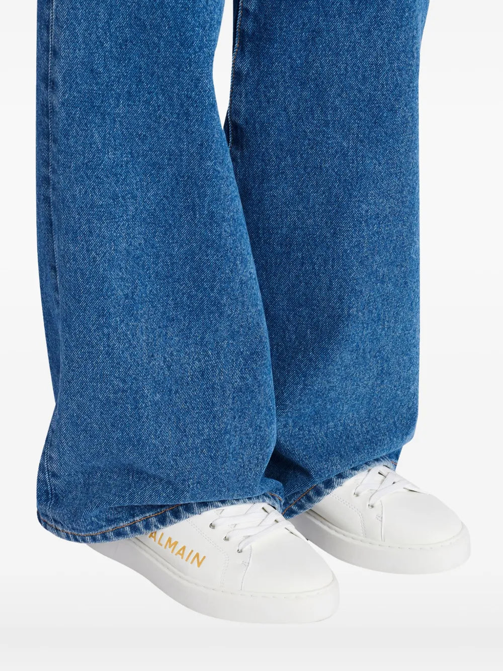 Balmain B-Court Lace-Up — White — Size US M 3.5 - US W 5 — Detail View