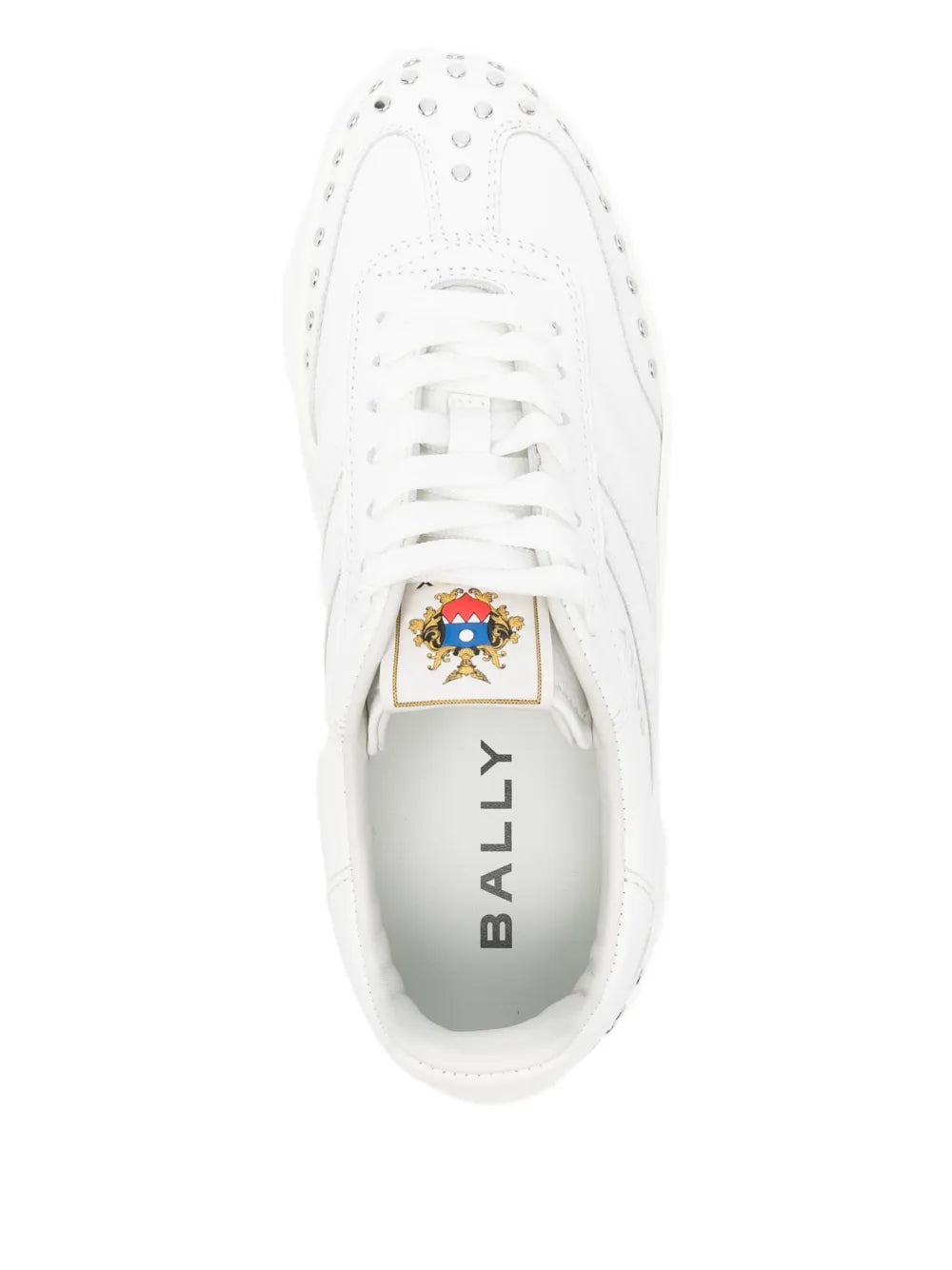 Bally Lace-Up — White — Size US M 3.5 - US W 5 — Top View