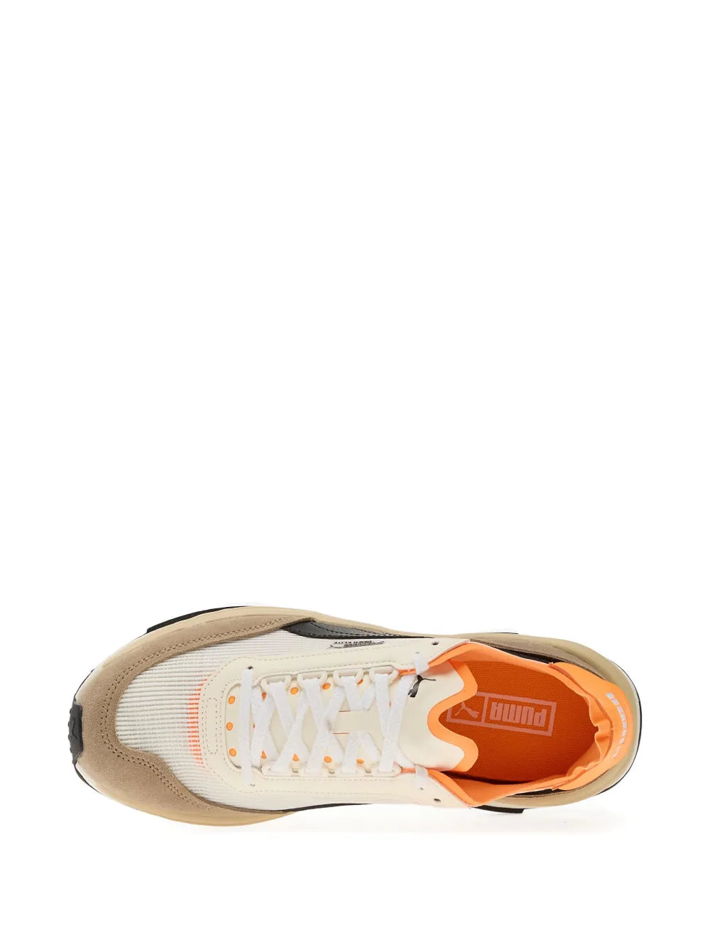 PUMA Rider Elite Panelled — Beige — Size US M 3.5 - US W 5 — Top View