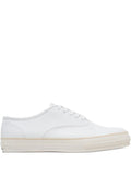 Comme Des Gar ns Comme Des Gar ns Leather Vulcanized Lace-Up — White — Size US M 3.5 - US W 5 — Front View
