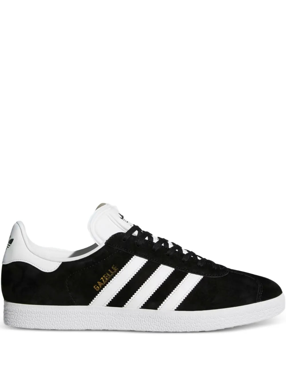 adidas Gazelle — Black — Size US M 3.5 - US W 5 — Front View