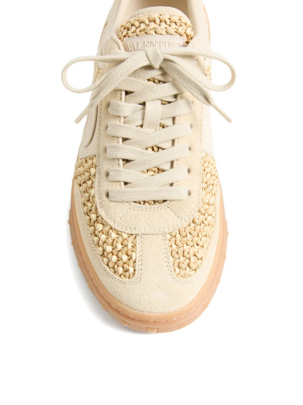 Valentino Garavani Upvillage Woven Vlogo — Beige — Size US M 3.5 - US W 5 — Detail View