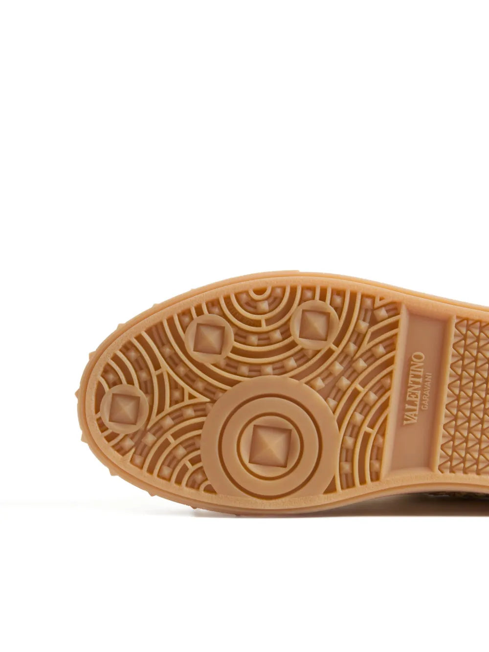 Valentino Garavani Upvillage Woven Vlogo — Beige — Size US M 3.5 - US W 5 — Top View