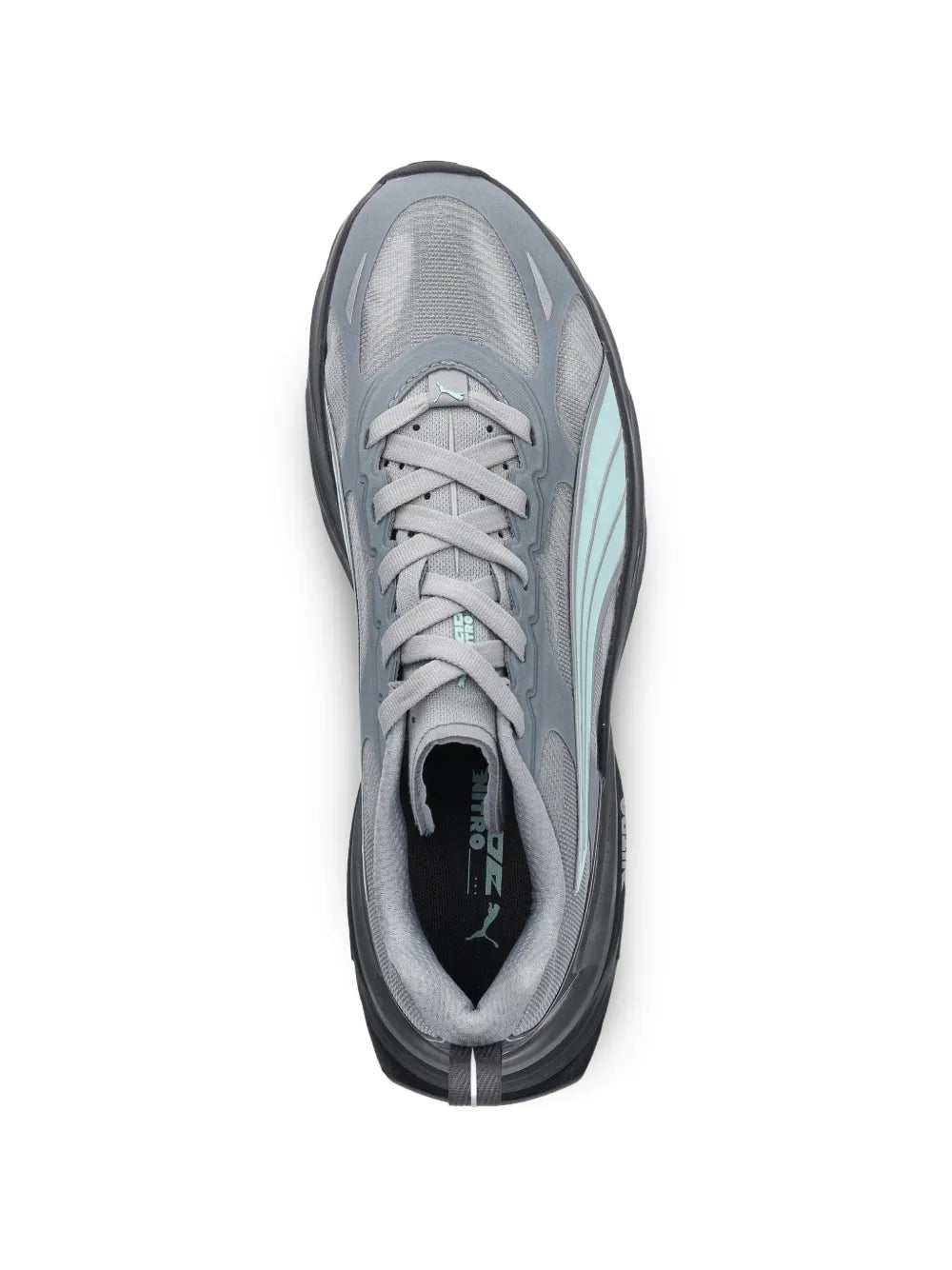 PUMA Nitro V2 Running Training — Grey — Size US M 3.5 - US W 5 — Back View