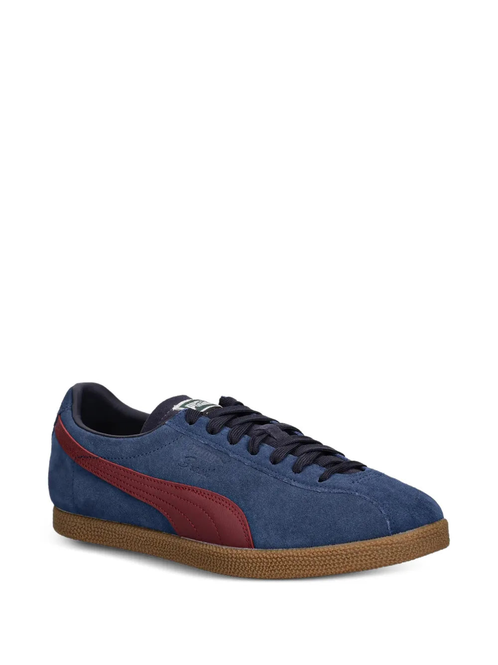 PUMA Brasil Suede — Blue — Size US M 3.5 - US W 5 — Side View