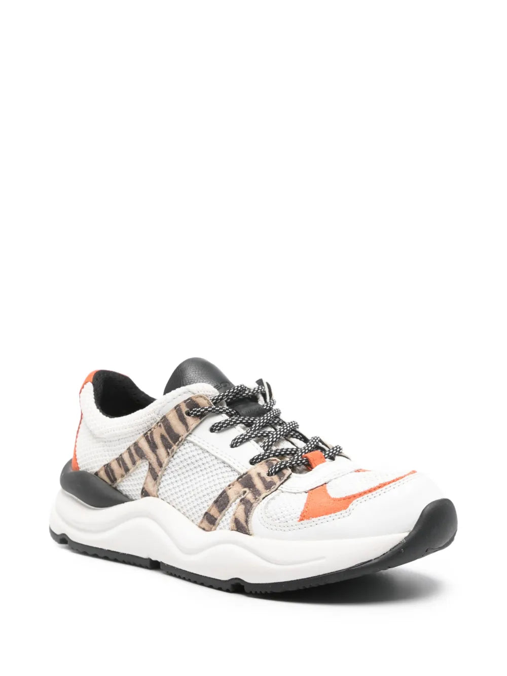 Geox Animal-Print Panel — White — Size US M 3.5 - US W 5 — Side View
