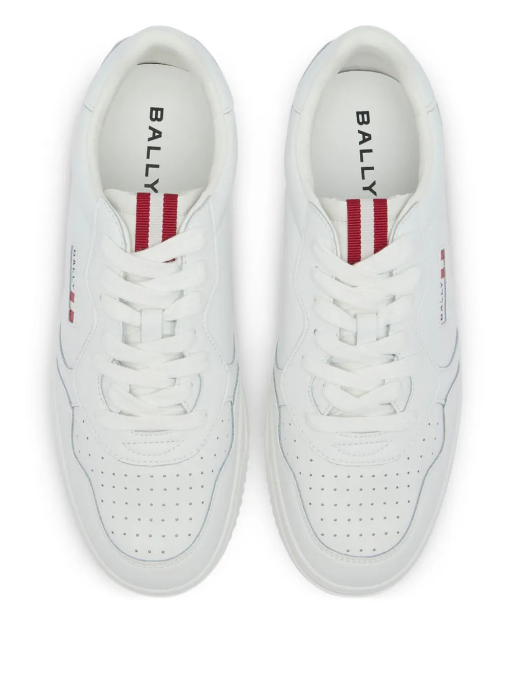 Bally Jasper Leather — White — Size US M 3.5 - US W 5 — Back View