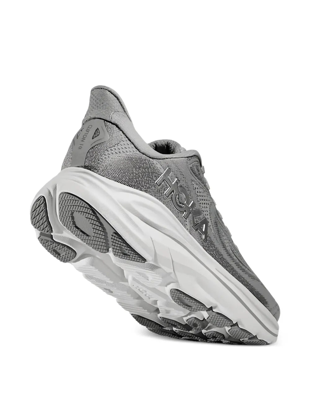 HOKA Clifton 10 — Grey — Size US M 3.5 - US W 5 — Side View