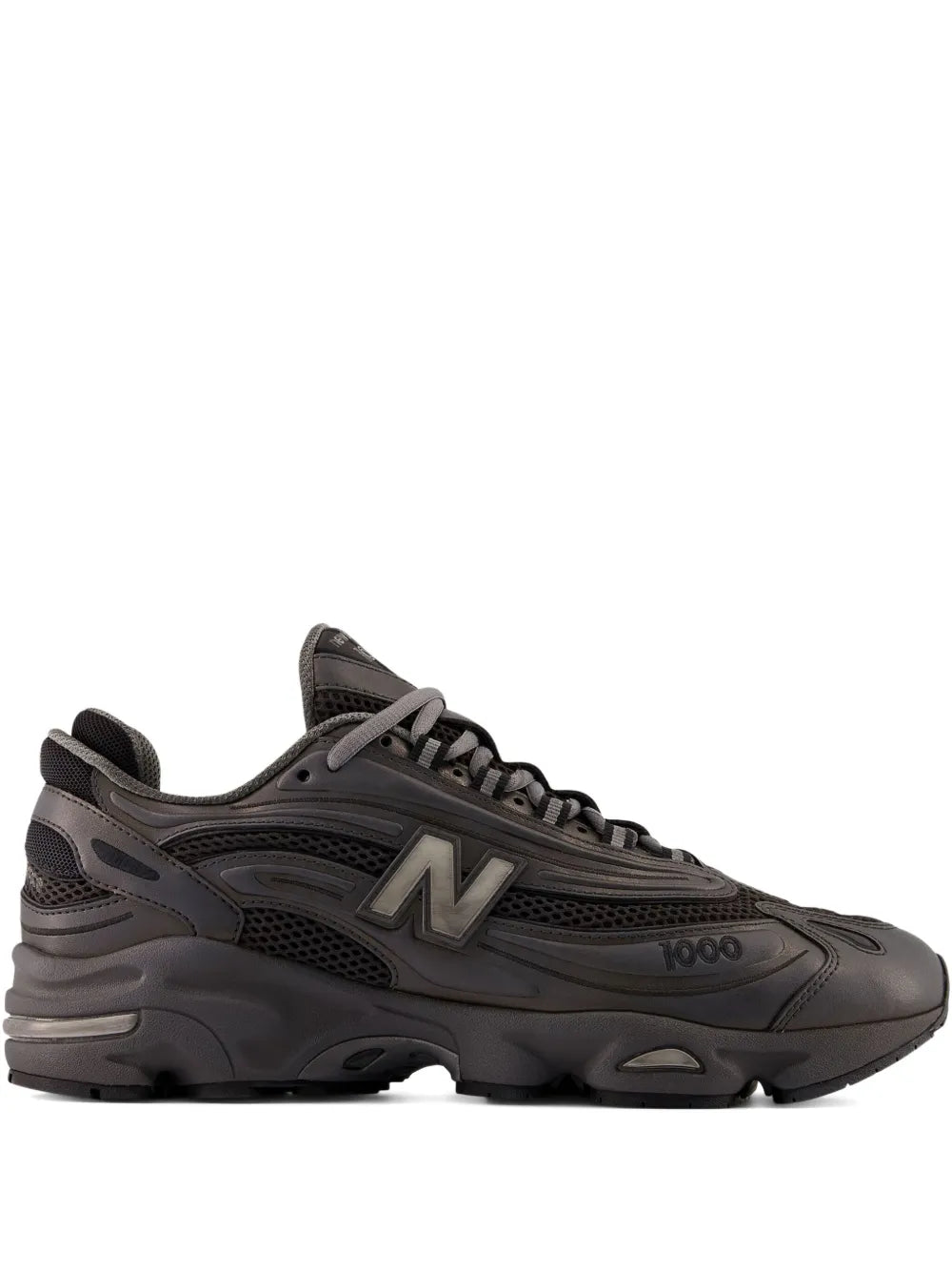 New Balance 1000 Mesh Overlay — Black — Size US M 3.5 - US W 5 — Front View