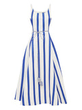 Leo Lin Serafina Striped Maxi Dress — Same as shown — Size XS — Front View