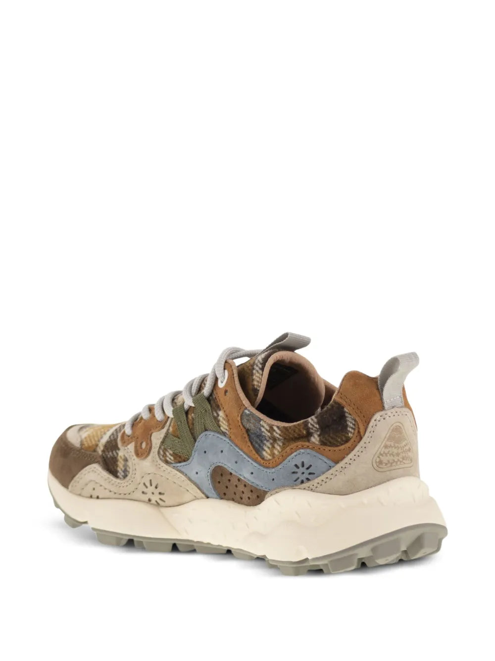 FLOWER MOUNTAIN Yamano 3 Panelled — Brown — Size US M 3.5 - US W 5 — Back View