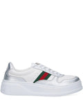 Gucci Logo-Lettering Leather — White — Size US M 3.5 - US W 5 — Front View