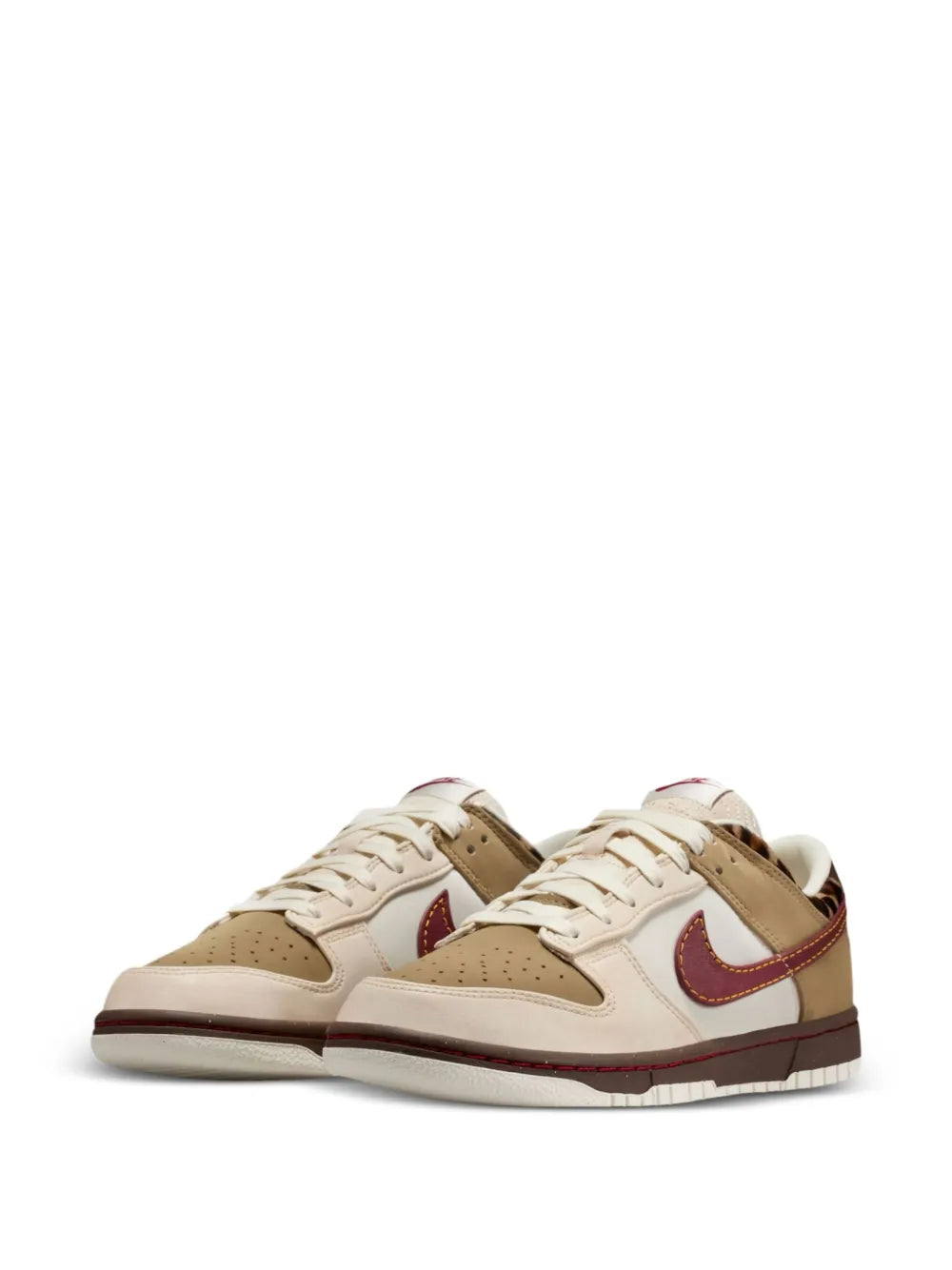 Nike Dunk Low Leopard — White — Size US M 3.5 - US W 5 — Side View
