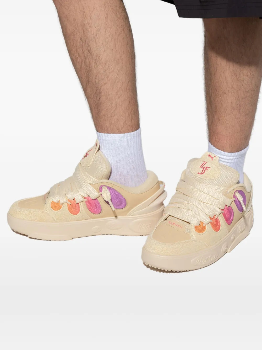 PUMA X Lafranc right Lights — Beige — Size US M 3.5 - US W 5 — Detail View