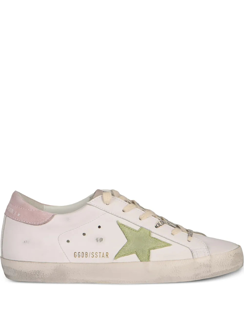 Golden Goose Suede Star Super Star Trainers — White — Size US M 3.5 - US W 5 — Front View