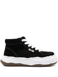 Maison MIHARA YASUHIRO Oliver Suede High-Top — Black — Size US M 3.5 - US W 5 — Front View