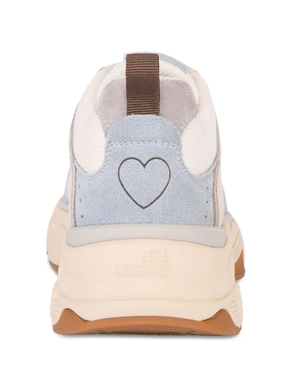 Love Moschino Heart Detail — Beige — Size US M 3.5 - US W 5 — Back View