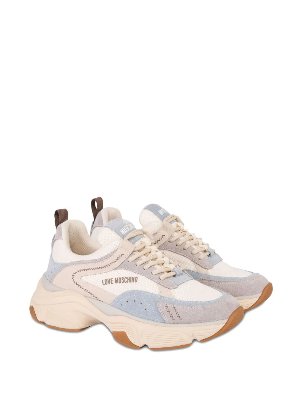 Love Moschino Heart Detail — Beige — Size US M 3.5 - US W 5 — Side View