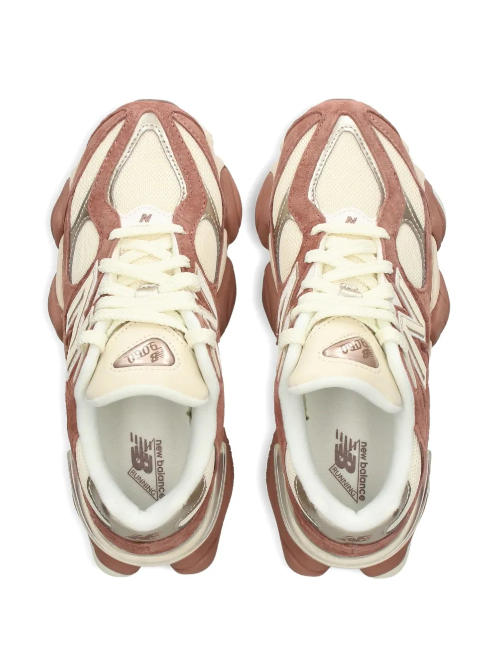 New Balance 9060 — Brown — Size US M 3.5 - US W 5 — Back View