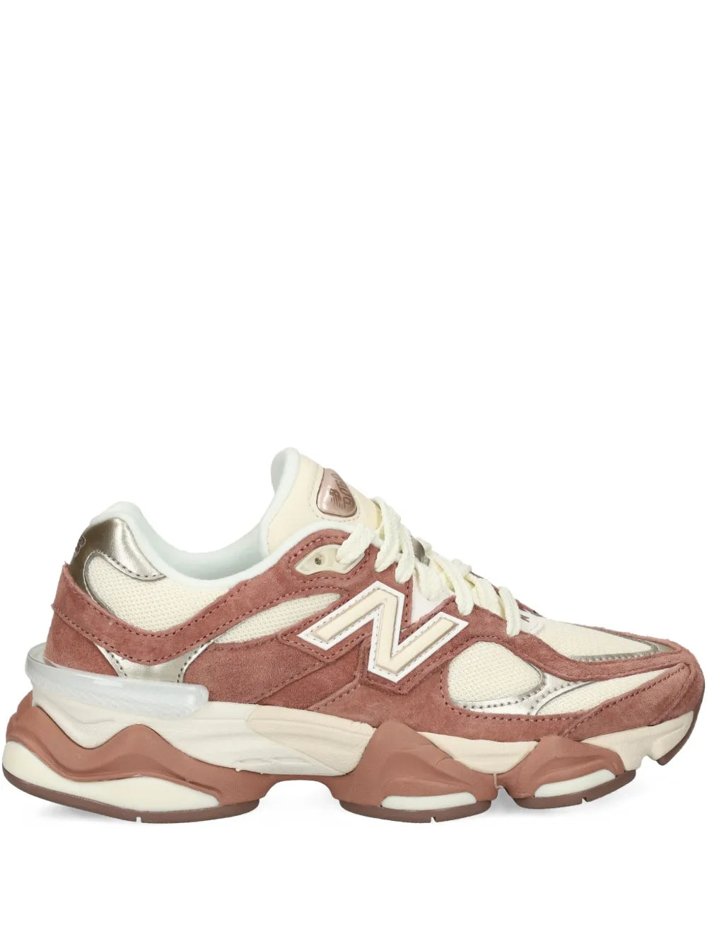 New Balance 9060 — Brown — Size US M 3.5 - US W 5 — Front View