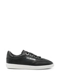 Love Moschino Logo-Detail Leather — Black — Size US M 3.5 - US W 5 — Front View