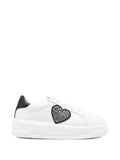Love Moschino Heart-Detail — White — Size US M 3.5 - US W 5 — Front View