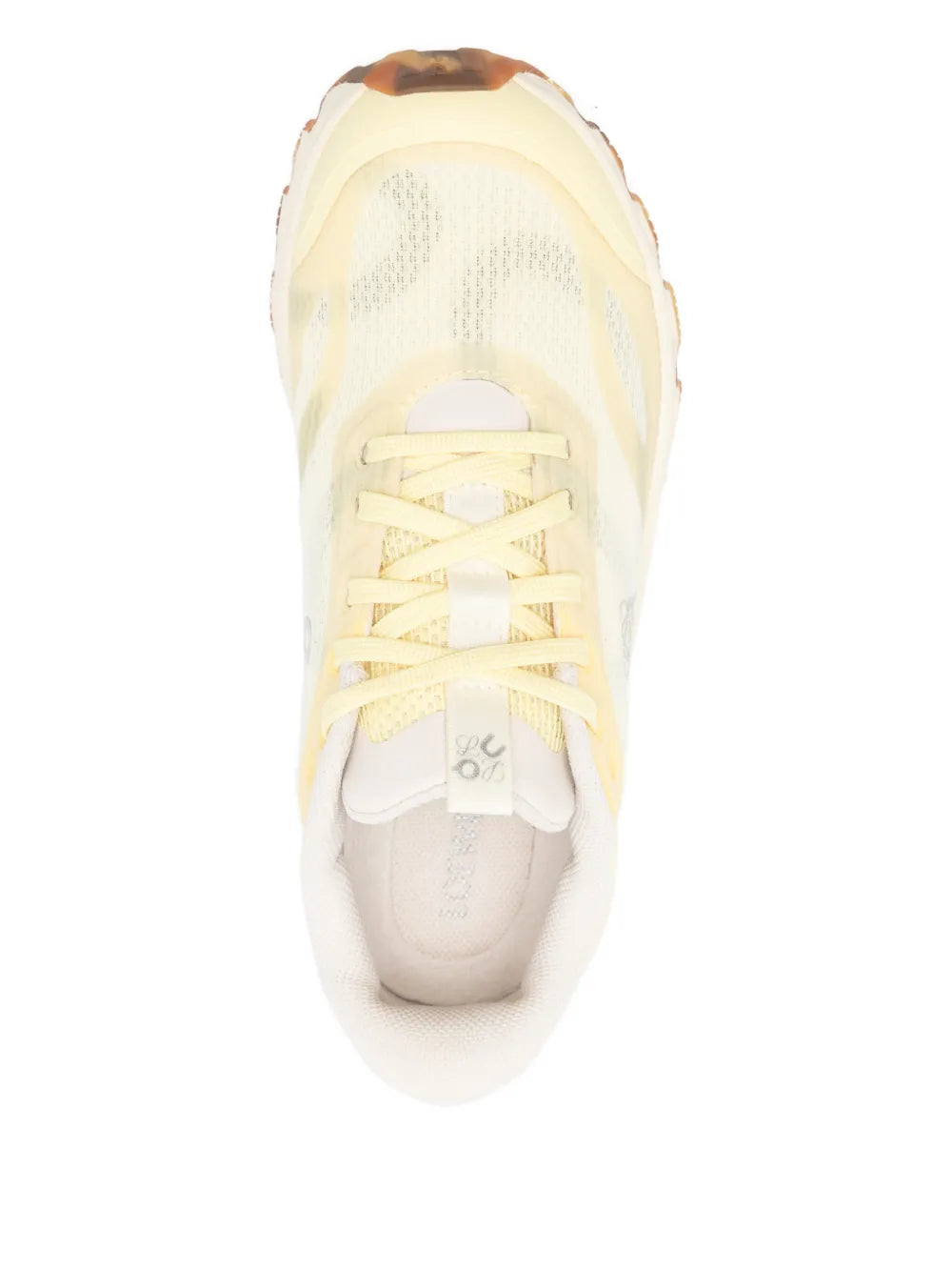 LOEWE X On Running Lace-Up Trainers — Yellow — Size US M 3.5 - US W 5 — Top View