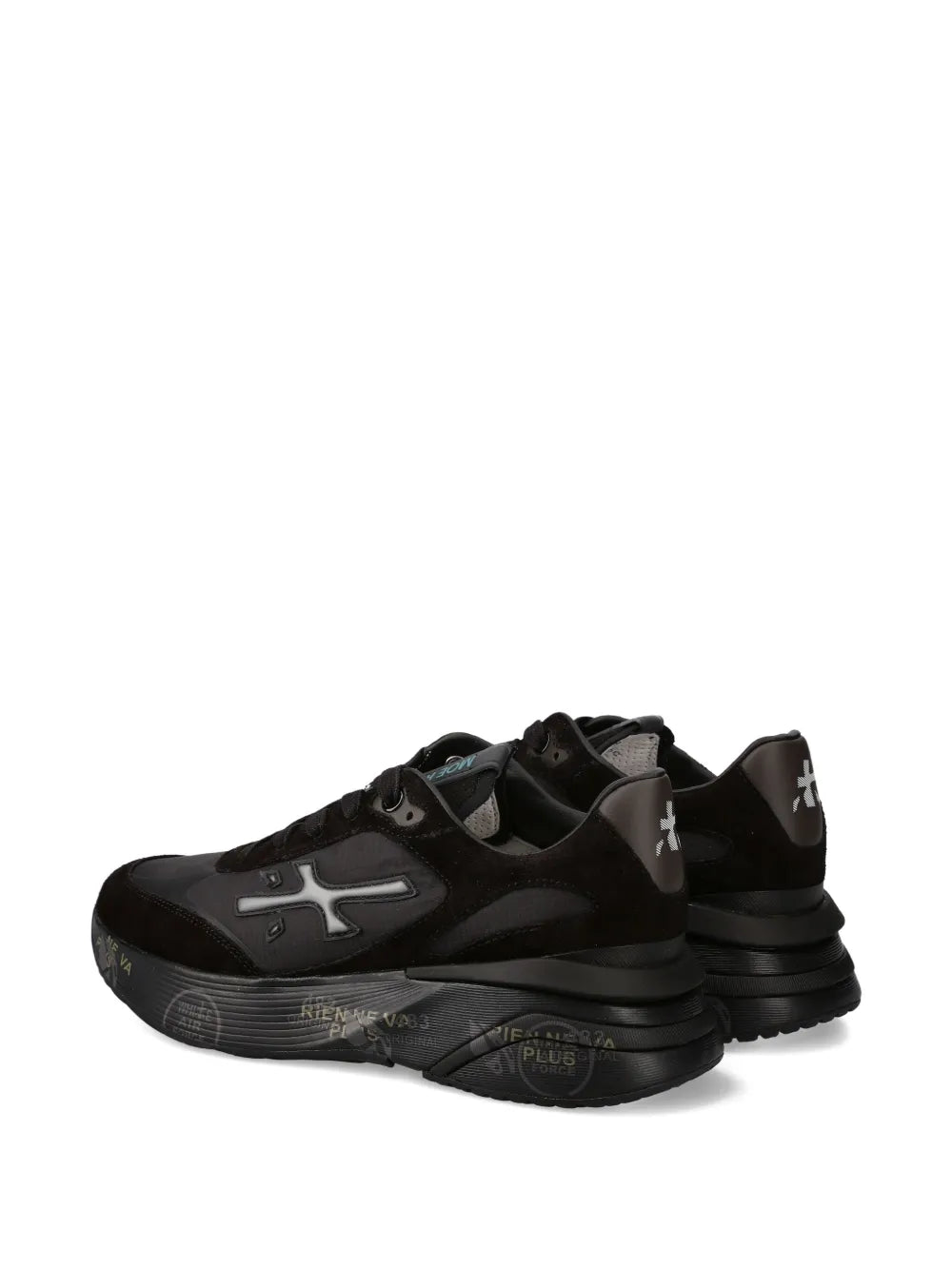 Premiata Moerund 7795 Logo-Print — Black — Size US M 3.5 - US W 5 — Back View