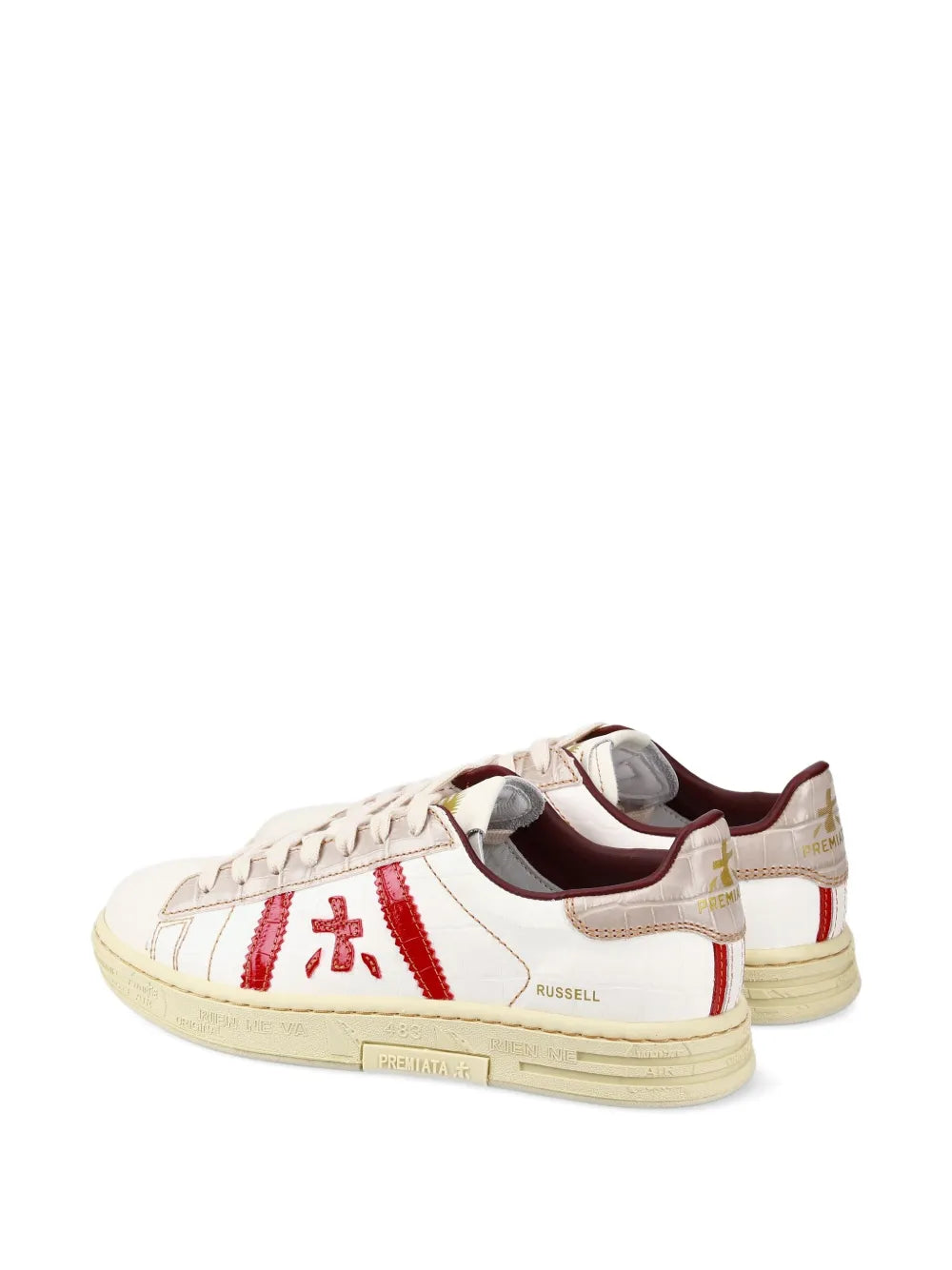 Premiata Russelld 7840 — White — Size US M 3.5 - US W 5 — Top View